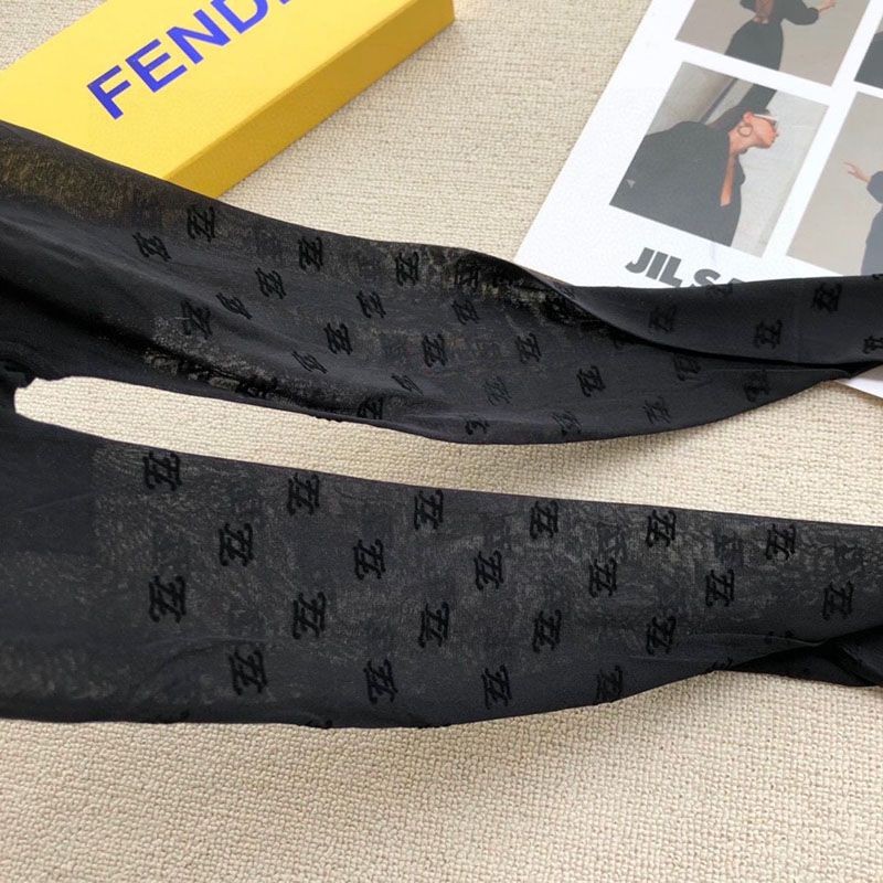 ★日本!!人気！フェンディ ナイロン 偽物 ストッキング FFカーリグラフィー fej42422高い品質
