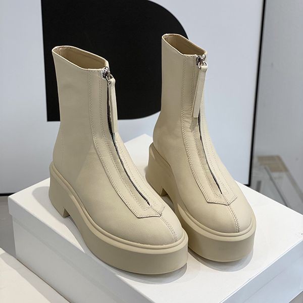 すぐ届ザロウ スーパーコピー レザージッパーアンクルブーツ zaa02541高い品質
