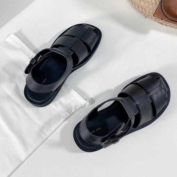 超話題!ザロウ 偽物 Fisherman フィッシャーマン レザー サンダル zae73368品質保証