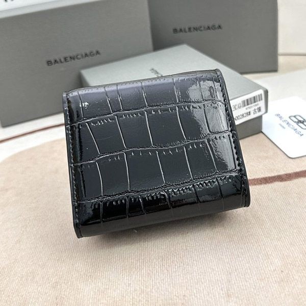 高級ブランドバレンシアガ 偽物 クロコダイル BB ミニウォレット bal33401通販