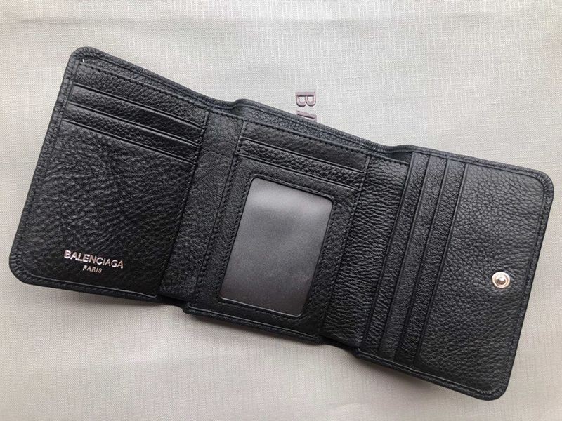 最安値挑戦バレンシアガ 財布 偽物 レザー三つ折りウォレット ban23213高い品質