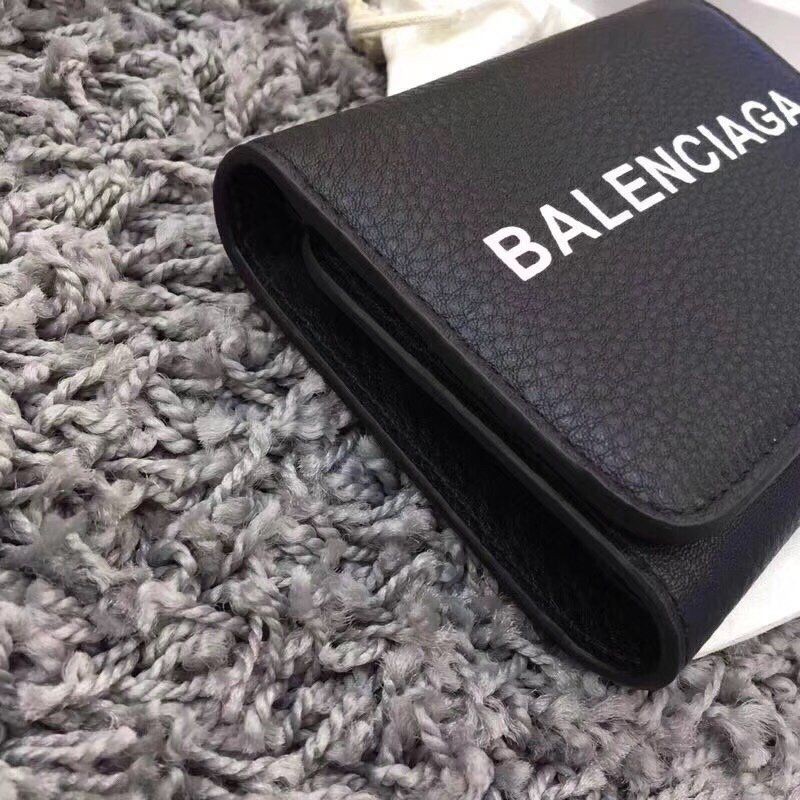人気No1バレンシアガ 3つ折り財布 偽物 小銭入れ付き/CASH MINI WALLET メンズ bau07975高い品質