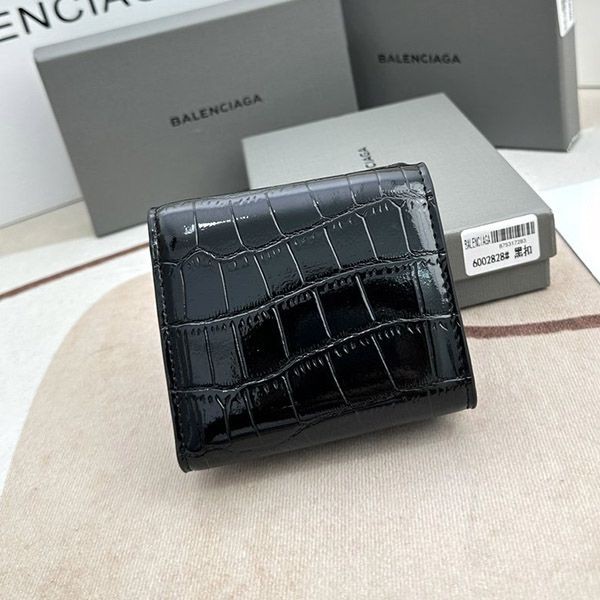 ★追跡付き発送で安心バレンシアガ コピー クロコダイル型押し ミニウォレット bay00612通販