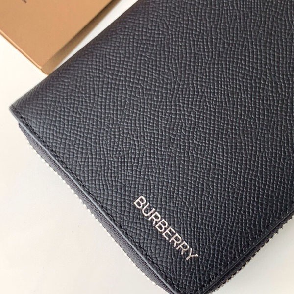 人気急上昇 バーバリー ロゴ ジップラウンドレザー 長財布 偽物 Ban87778高い品質