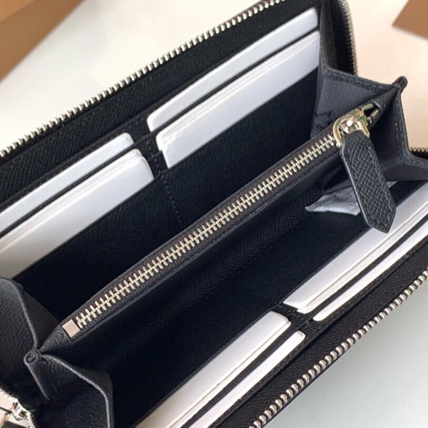 人気急上昇 バーバリー ロゴ ジップラウンドレザー 長財布 偽物 Ban87778N級品
