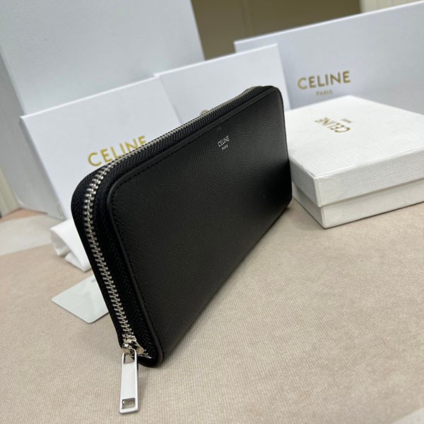 最高な材質セリーヌ ラージ ジップドウォレット 偽物 / グレインドカーフスキン 10B553BEL通販