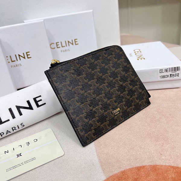 セリーヌ カードホルダー付き ジップパース スーパーコピー 10D882EIX38SI通販