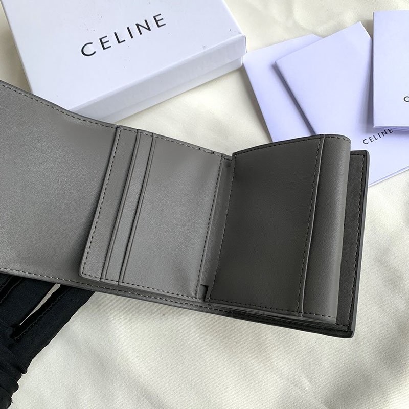 ☆超人気☆セリーヌ/スモール トリフォールド ウォレット コピー Cec87858代引きを販売