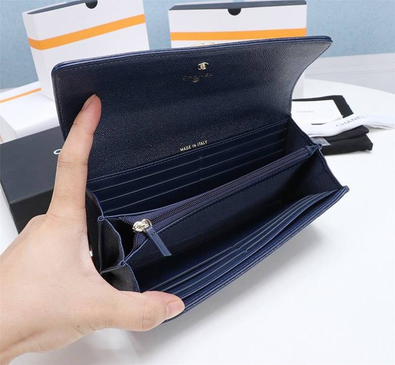 N級品シャネル キャビア コピー 二折りカブセ長財布 ボーイ シャネル shb94493品質保証