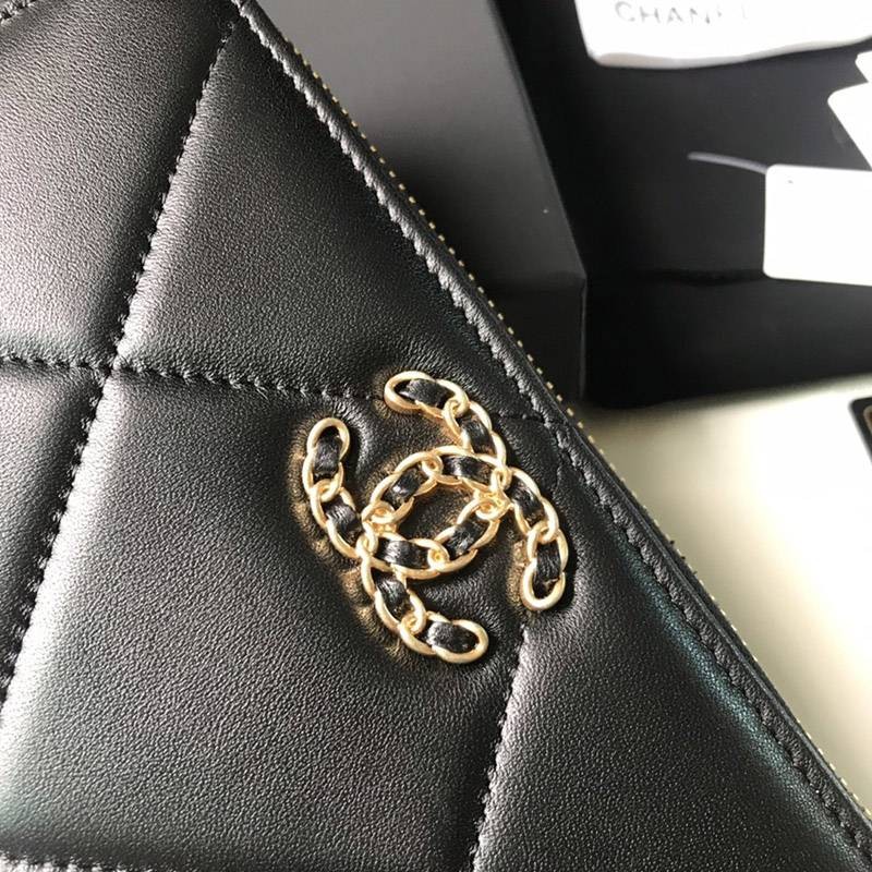高品質♪シャネル パチモン ナインティーン ジップ 長財布 shl23333高い品質