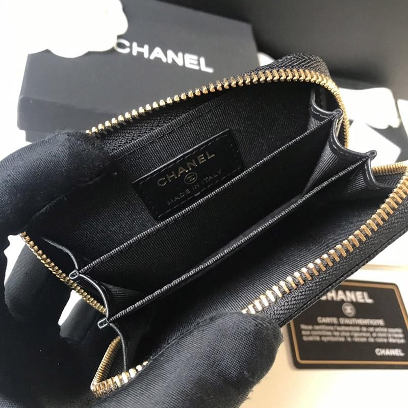 目を惹く シャネル ジップ コインパース 偽物 キャビアスキン sha23263代引きを販売