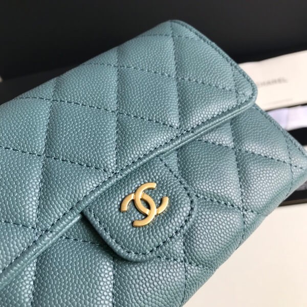即発 シャネル 三折り ミディアムサイズ 中財布 small flap wallet cc2108232最高級