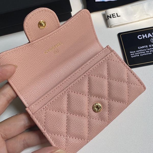 世界中で大人気♪シャネル コピー ミニ財布 キャビア ライトゴールド金具 shj08153高い品質