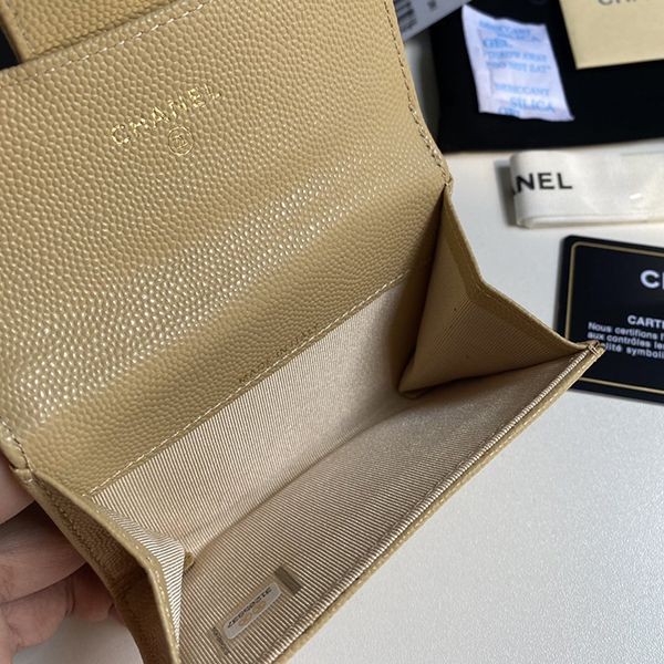 シャネル コピー ミニ財布 キャビア 最高な材質ライトゴールド金具 shl08765人気