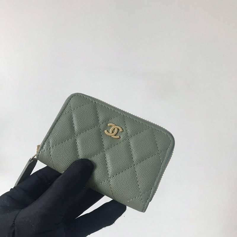 21-22AW シャネル ジップ コインパース 偽物 キャビアスキン shl24406激安送料無料