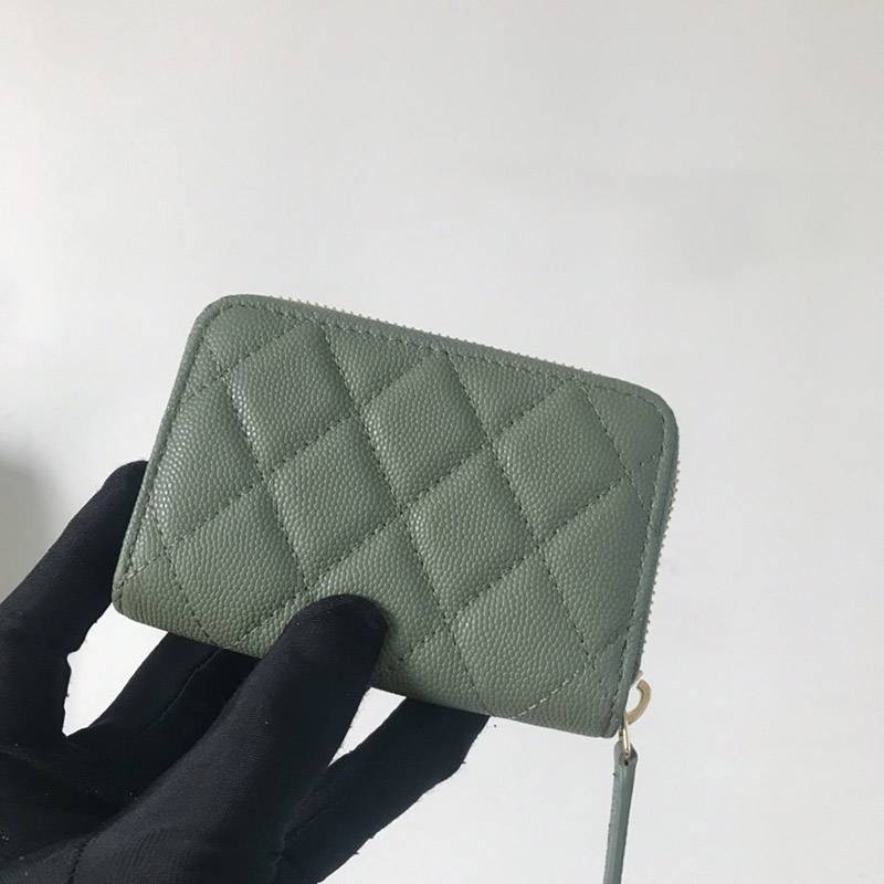 21-22AW シャネル ジップ コインパース 偽物 キャビアスキン shl24406高い品質