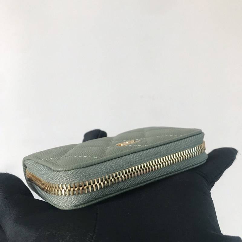 21-22AW シャネル ジップ コインパース 偽物 キャビアスキン shl24406最高級