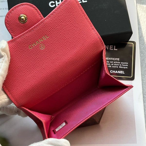 世界中で大人気♪シャネル ミニ財布 スーパーコピー キャビア ライトゴールド金具 shm44000高い品質