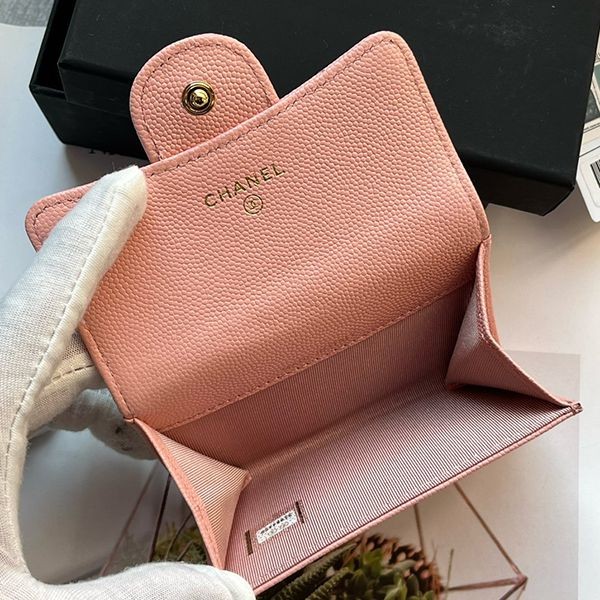 高品質シャネル ミニ財布 キャビア コピー ライトゴールド金具 shn02147高い品質