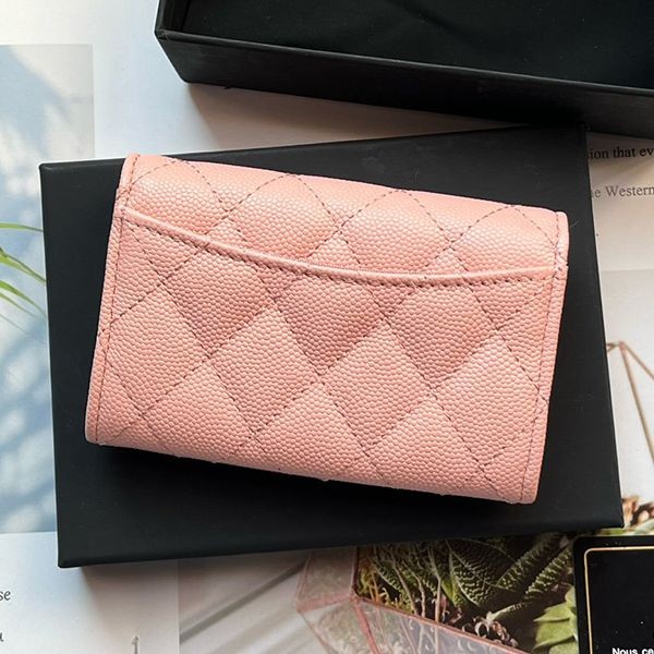 高品質シャネル ミニ財布 キャビア コピー ライトゴールド金具 shn02147人気