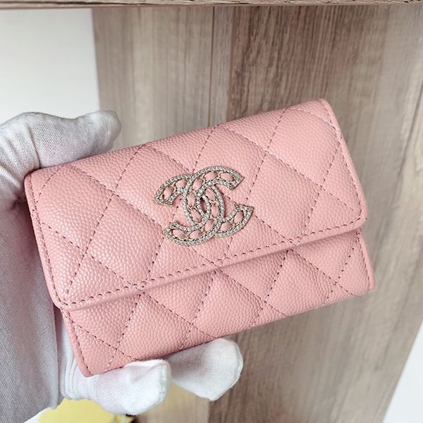 超人気 シャネル★コインパース 偽物  キャビアスキンCCロゴ キルティングAP2735 shp33411人気