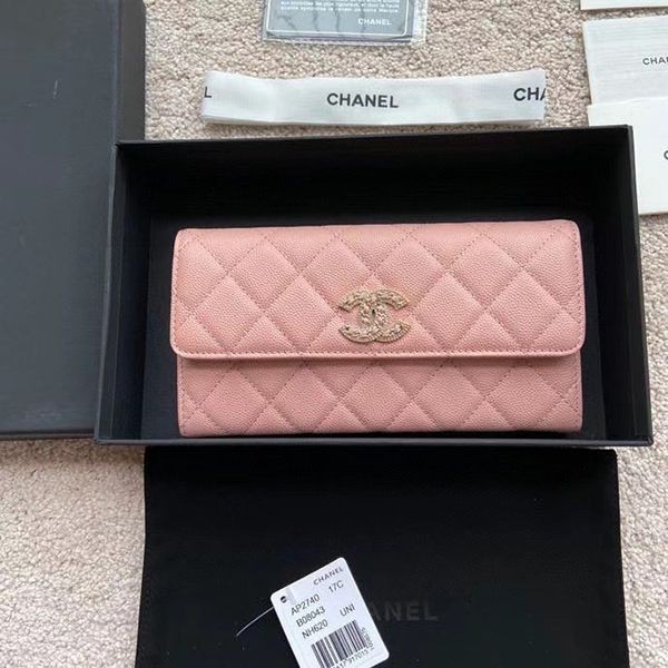 新色☆希少 シャネル キャビアスキン ココマーク 二つ折り長財布 コピー shq02240N級品