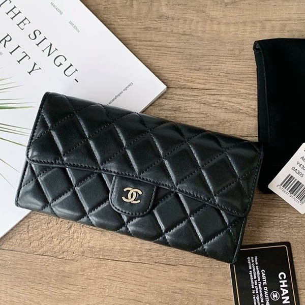 大人気 シャネル フラップ長財布 スーパーコピー★G金具 shr36682激安送料無料