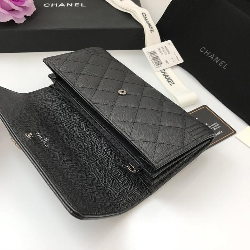 秋冬新作 シャネル 長財布 ボーイ シャネル コピー キャビアスキン shv51440最高級