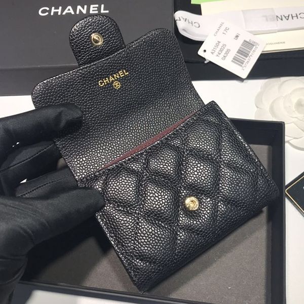 注目★シャネル クラシック 偽物 コインパース 財布 黒 shz31156通販