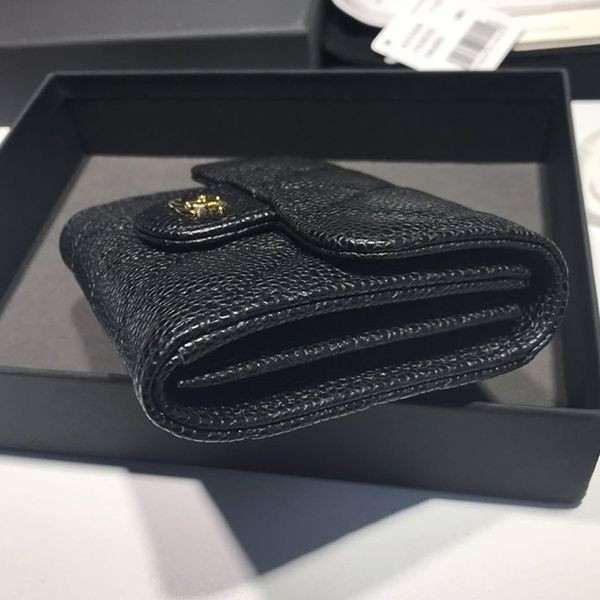 注目★シャネル クラシック 偽物 コインパース 財布 黒 shz31156人気