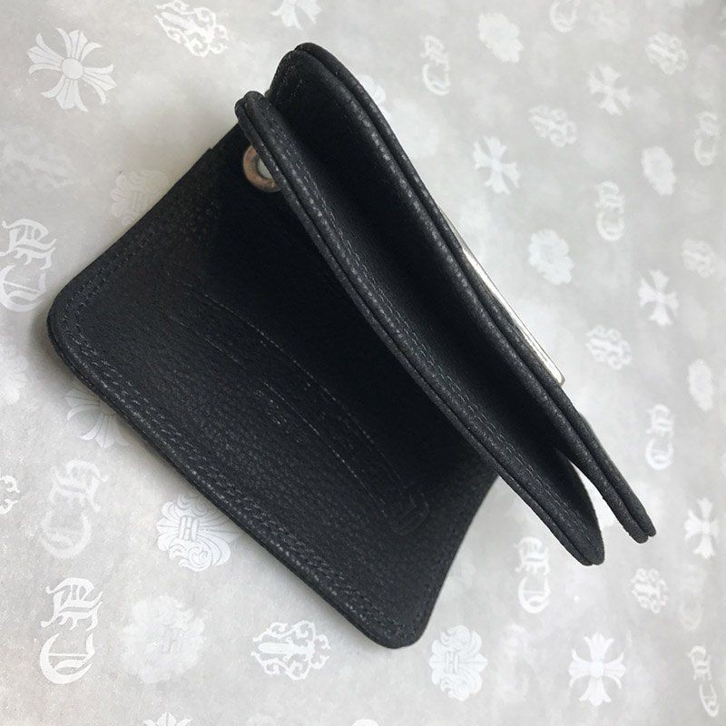 秋冬新作 クロムハーツ カードケース N級品コピーセメタリーレザーパッチ #2 名刺入れ Kuc76281N級品