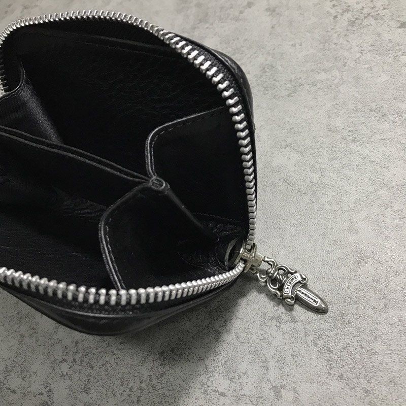 稀少 人気クロムハーツ 偽物 財布 スクエアジップ ウォレット Kue08754N級品
