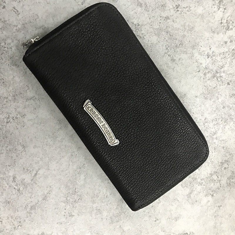 追跡付き発送 クロムハーツ コピー/ RECFピラミッド デストロイBLKﾚｻﾞｰ長財布 Kuh62681通販