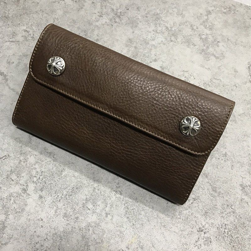 春もの新作 クロムハーツ 財布 偽物ウェーブ クロスボタン フラップ Kuq62041激安送料無料