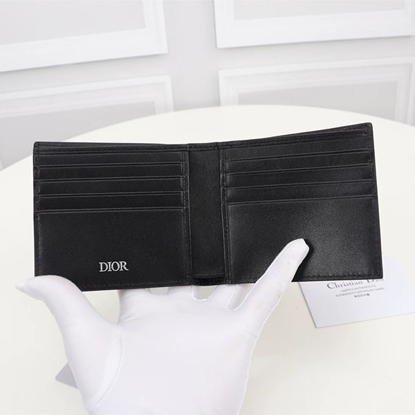シンプル☆【ディオール】メンズ 折りたたみ財布 偽物 2ESBH027CDI_H00NN級品