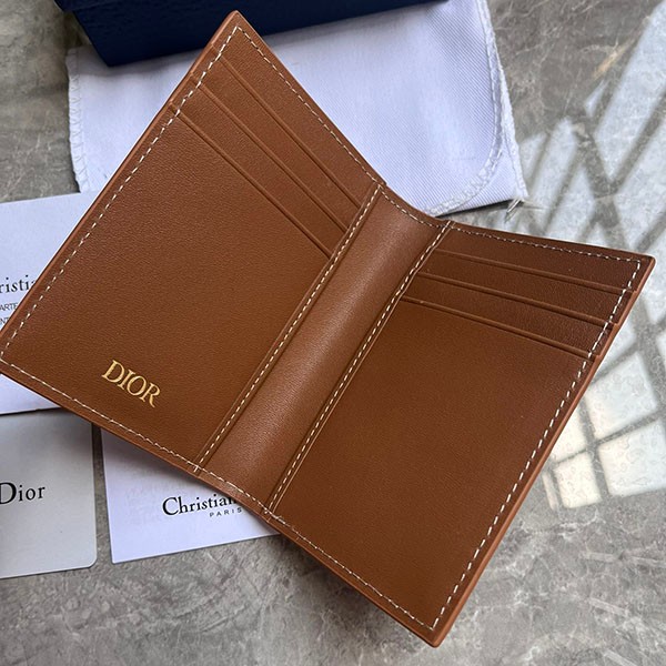 【ディオール 偽物】CD ダイヤモンド キャンバス☆2つ折り カードホルダー 2ESCH138DCO_H24EN級品
