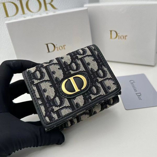 n級 おすすめ ディオール 30 MONTAIGNE コンパクトウォレット 100%実物写真！ded49843激安送料無料