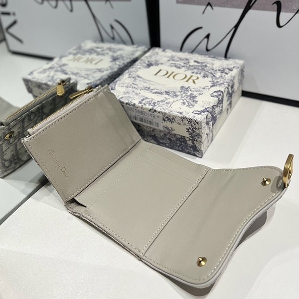 【ディオール】SADDLE D コンパクト ウォレット コピー dez95075最高級