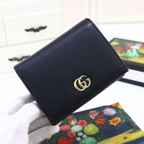 可愛いグッチ GGマーモント カードホルダー ウォレット コピー 456126