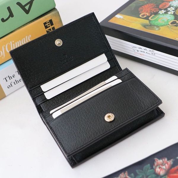 最新でオシャレグッチ 偽物 折りたたみスーパーコピー財布 2つ折り GGロゴ gua18154激安送料無料