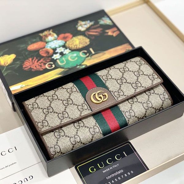 最高級グッチ オフィディア GG コンチネンタルウォレット gua18681通販