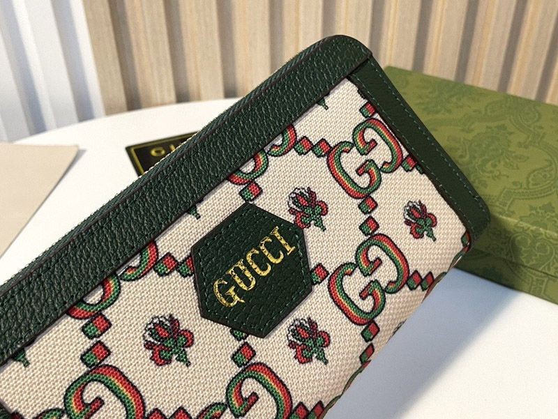 最新【グッチ】100周年記念 ジップアラウンドウォレット gug54810人気