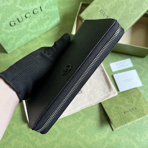 売上総額１位！グッチ ダブルG ジップアラウンドウォレット 偽物 コピー guj08550高い品質