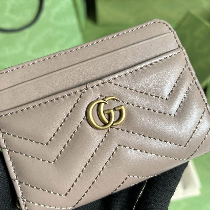 累積売上総額第１位！グッチ GGマーモント マテラッセ 偽物 ジップカードケース gul14637最高級