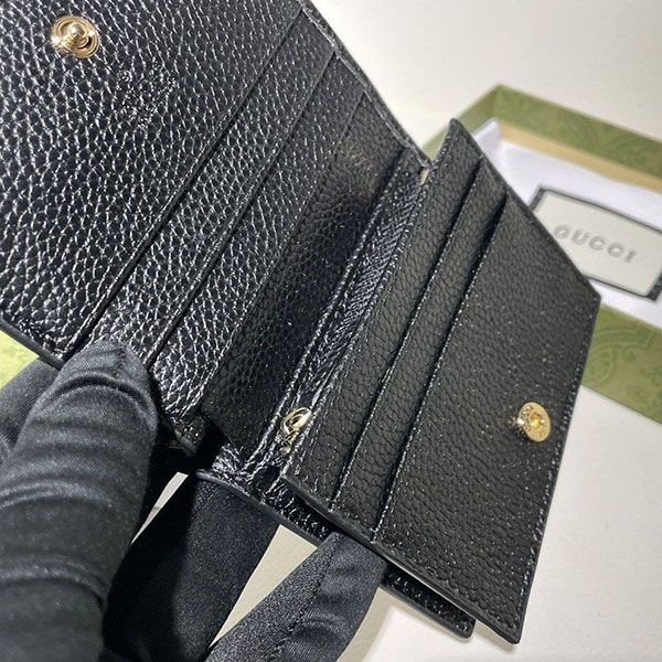 最安値挑戦 グッチ GG マーモント カードケース ウォレット コピー gup76357代引きを販売