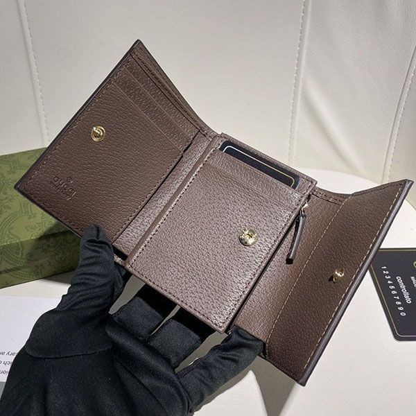 人気急上昇 グッチ オフィディア GGスプリーム 偽物 三折り財布 gur58134N級品
