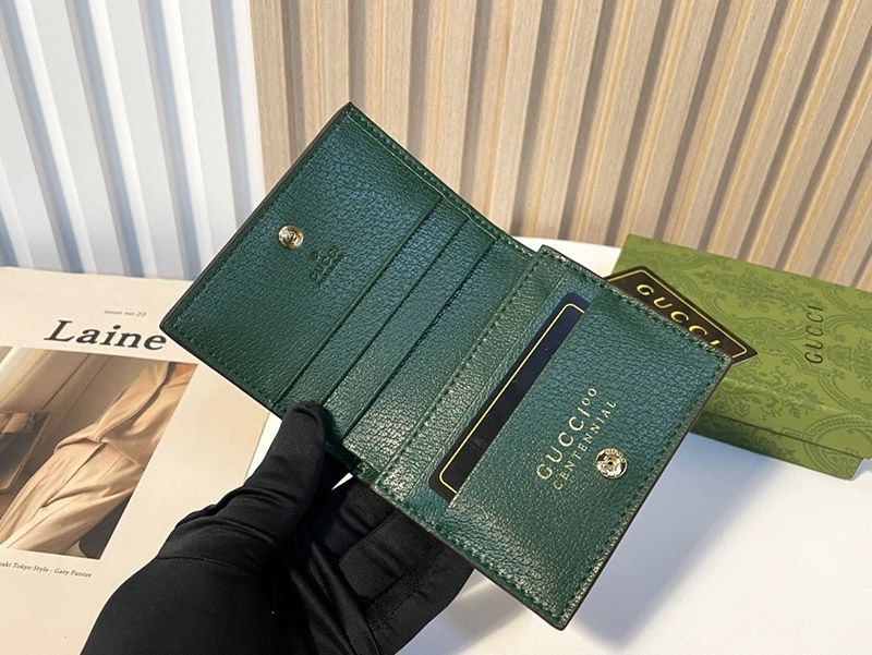 稀少 グッチ☆100周年記念限定☆カードウォレット 偽物 gur73584N級品