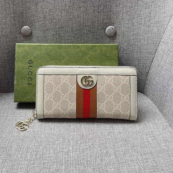 目を惹くカラー グッチ オフィディア GG ジップアラウンドウォレット 偽物 guu45764