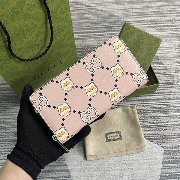 信用第一グッチ ダイアナコピー  ジャンボGG ジップアラウンド ウォレット guv35591