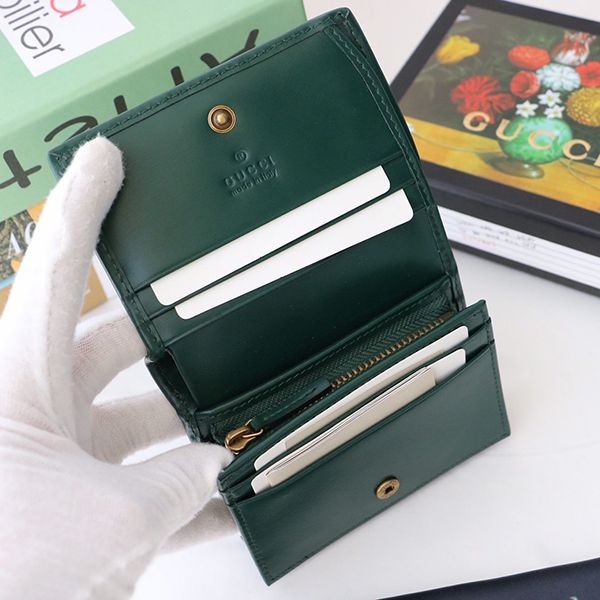ブティック♪グッチ カードケースウォレット グリーン スーパーコピー guz56430高い品質